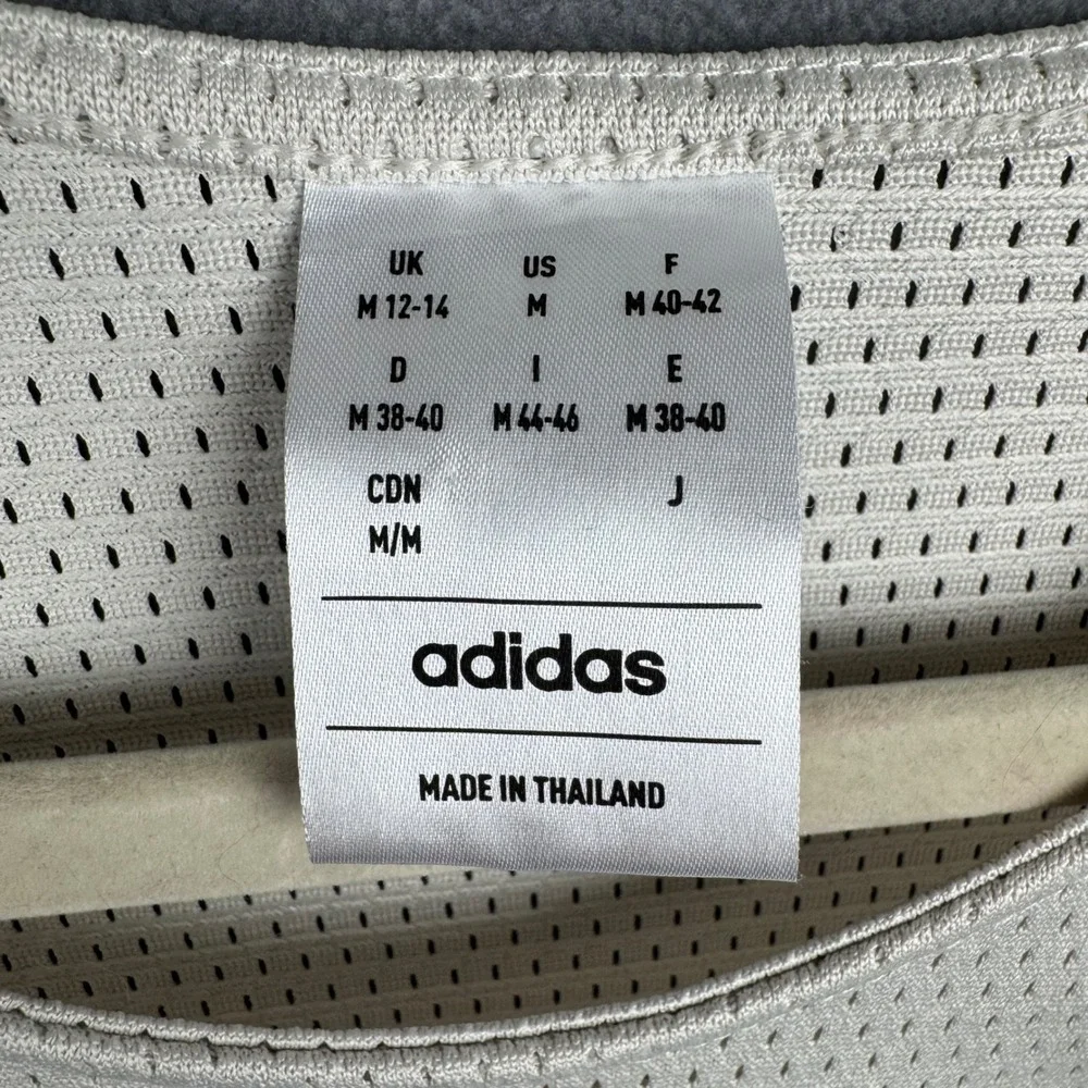 Adidas Basketball Jersey Tank Top White Mesh Hoop As One Size M‎